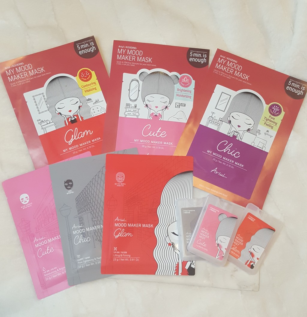 Review | Ariul Beauty Mood Maker Masks &&nbsp;Mists