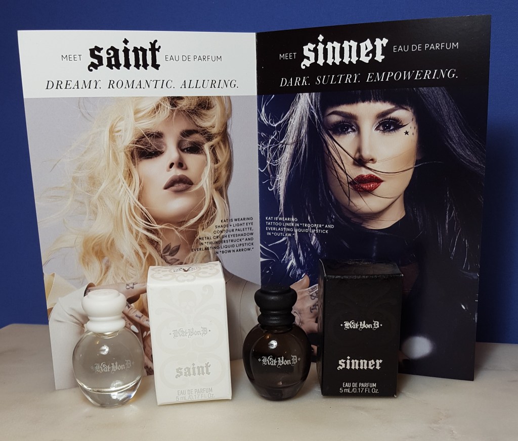 First Impressions with Kat Von D Saint & Sinner Perfume&nbsp;Samples