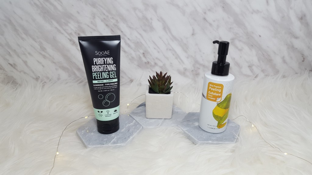 This or That | The Face Shop Smart Peeling Mild Papaya vs. Soo’Ae Purifying Brightening Peeling&nbsp;Gel