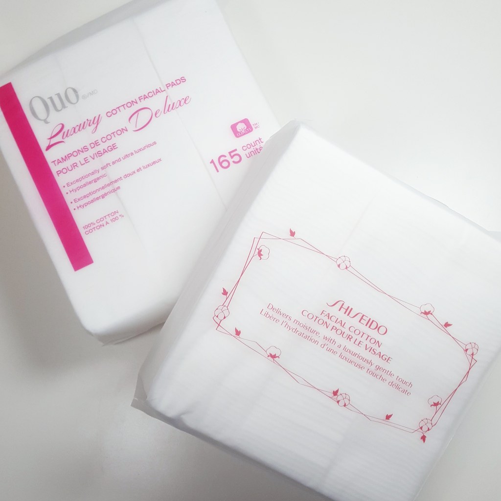 Dupe It Out | Quo Luxury Facial Cottons vs. Shiseido Facial&nbsp;Cottons