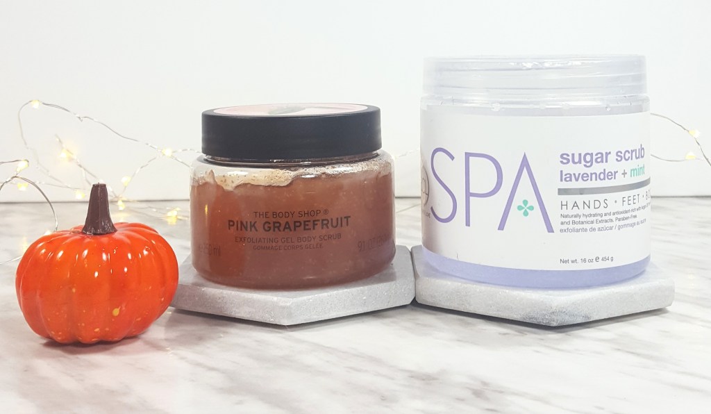 This or That | BCL SPA Lavender + Mint Sugar Scrub vs. The Body Shop Pink Grapefruit Exfoliating Gel Body&nbsp;Scrub