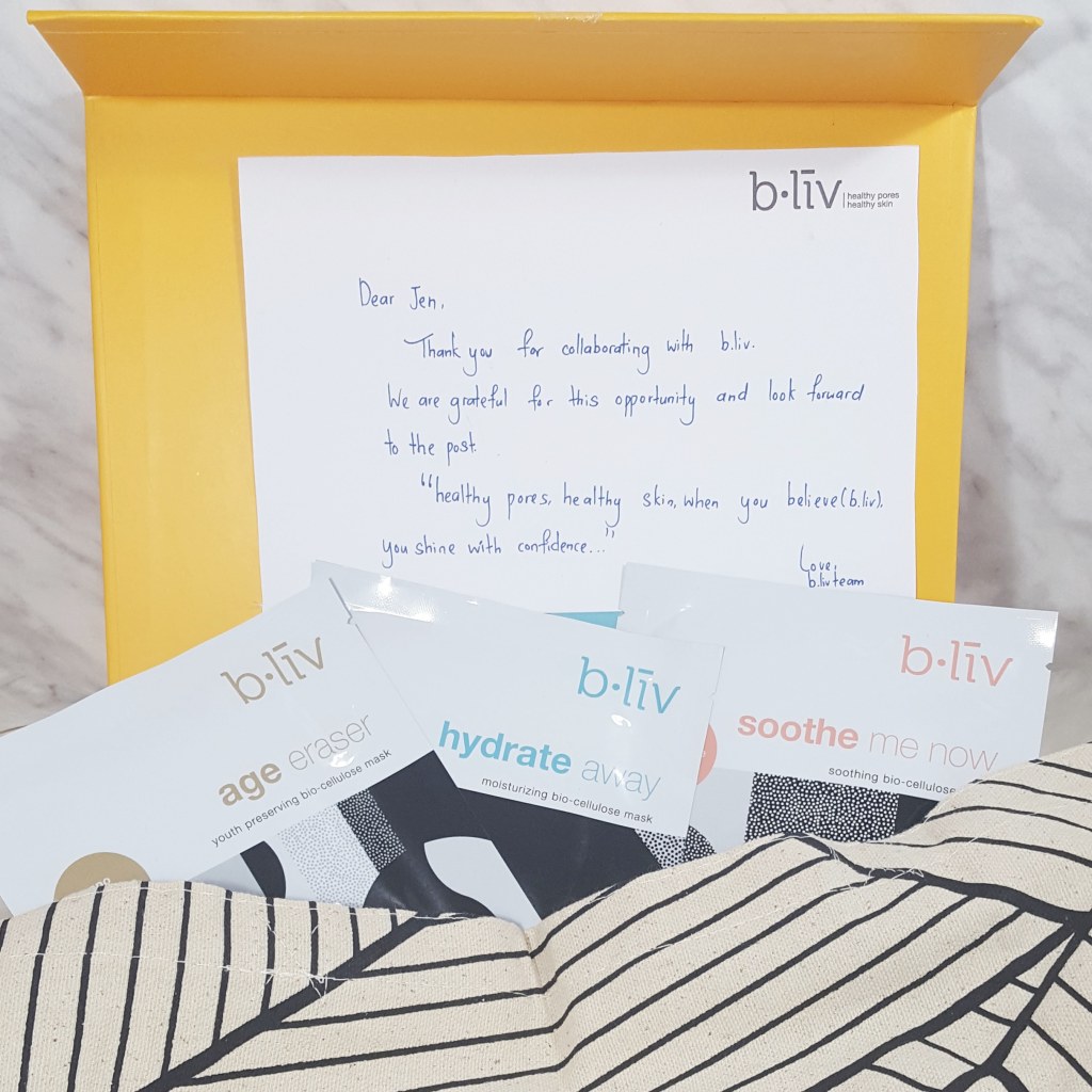 First Impressions with b.liv Bio-Cellulose Sheet&nbsp;Masks