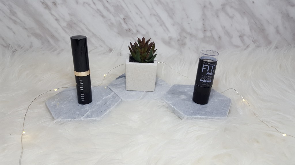 This or That | Bobbi Brown Skin Foundation Stick vs. Maybelline Fit Me Shine-Free + Balance Stick Foundation